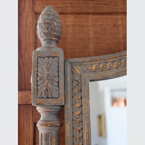 Large Louis XVI Style Sectional Mirror