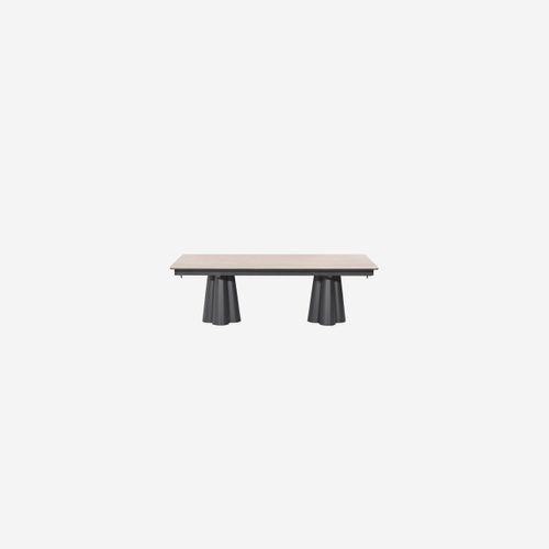 Kelsey Extendable Outdoor Dining Table - Charcoal