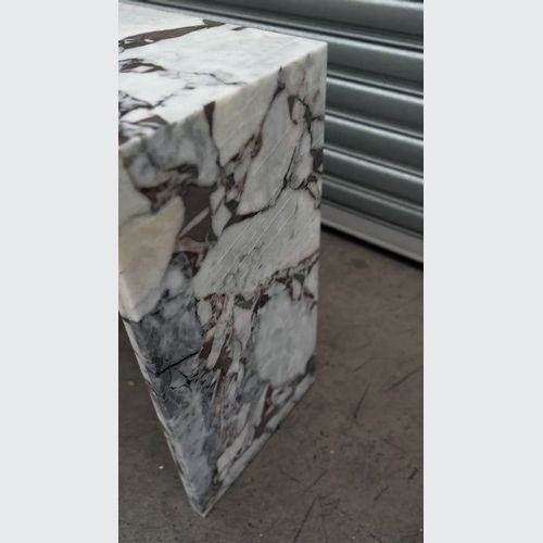 Waterfall Hallway Console - Milky Blue | Natural Stone Co.