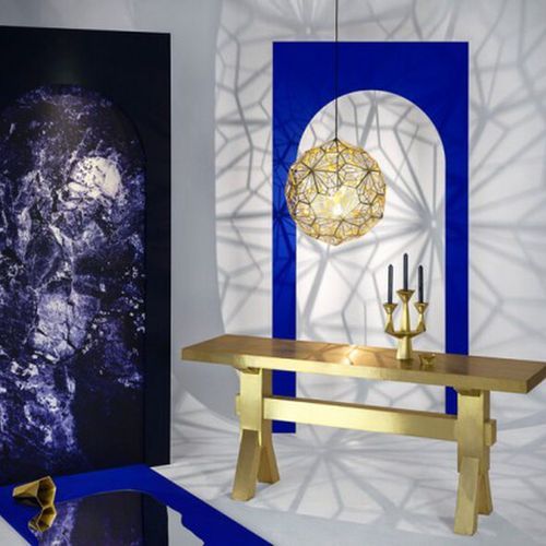 Etch Light Web Brass