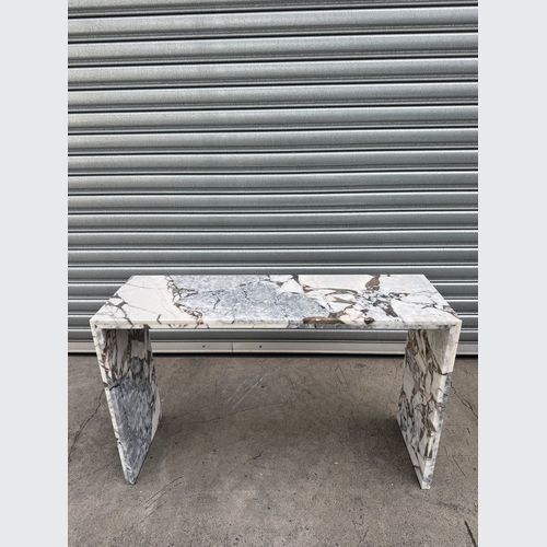 Waterfall Hallway Console - Milky Blue | Natural Stone Co.