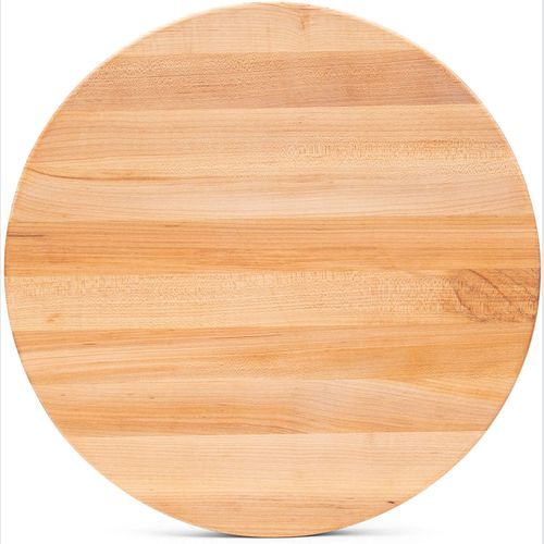 Boos Block Maple Wood Edge Grain Reversible Round Cutting Board - 46cm X 4cm