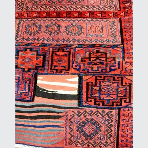 Luri Borujen Saddlebag Rug 210x102cm