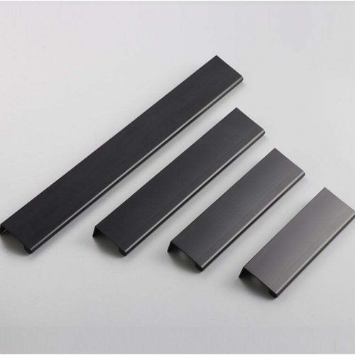 KT&CO Kitchen lip pull handles Lucky Bay Matt black /Brushed brass/Brushed nickel/Matt white