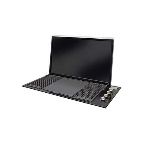 Artusi Black Flat Lid - For the Black 104cm 4 Burner Built-In Gas BBQ