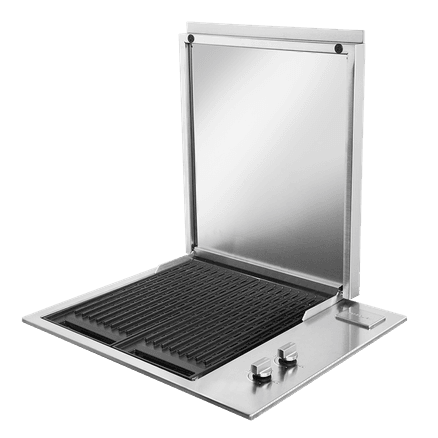Artusi 60cm 2 Burner Built-In Gas BBQ - Stainless Steel