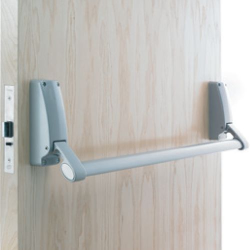 Briton Panic Bar Silver 2 Hour Fire Rated 379E/SE Suits Mortice Lock
