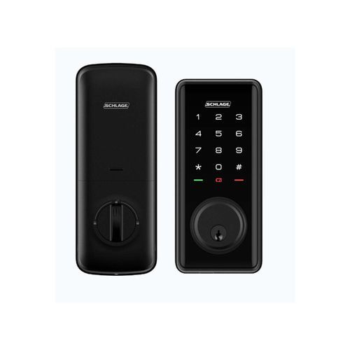 Schlage S1 Ease Smart Deadbolt Door Lock Black SREEAS1C5BL