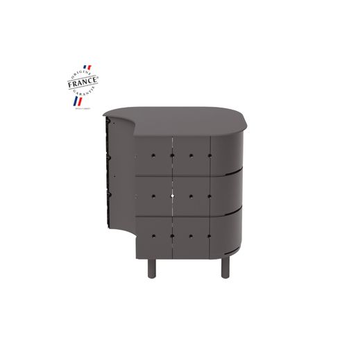 ALUVY JEAN Basalt Outdoor Storage Cabinet - Right - Anthracite