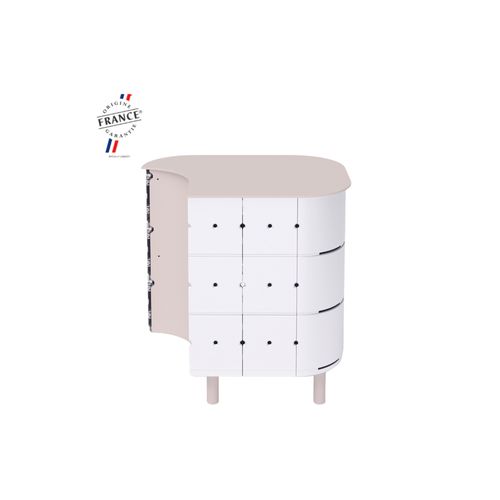 ALUVY JEAN Original Outdoor Storage Cabinet - Right - Blanc