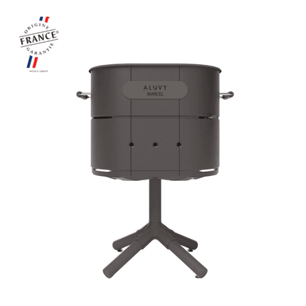 ALUVY MARCEL Basalt Charcoal Barbeque - Anthracite