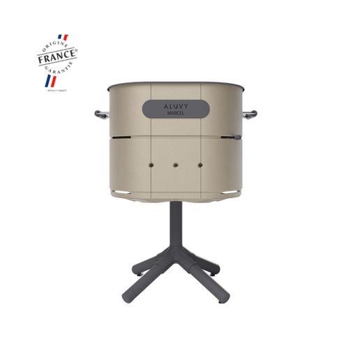 ALUVY MARCEL Basalt Charcoal Barbeque - Champagne