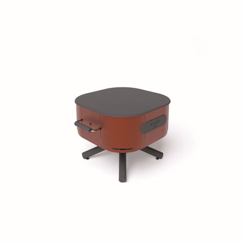 ALUVY SAM Basalt Low Brazier - Terracota