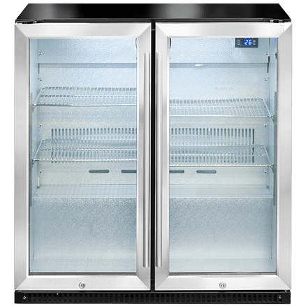 Artusi Double-Door Outdoor Refrigerator - Stainless Steel