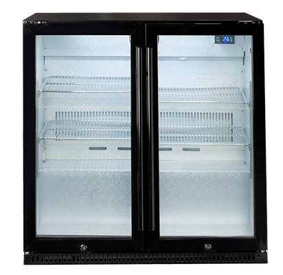 Artusi Double-Door Outdoor Refrigerator - Black