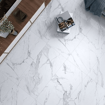 Arrow Statuario White Matte | Rectangular Tile | 1200