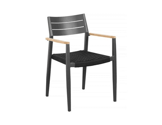 Albatross 3.0  Aluminium and Rope Outdoor Dining Chair
