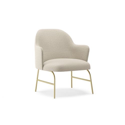 Aleta Lounge Chair - Metal Base with Arms