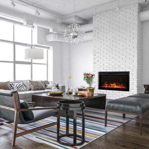 Amantii Traditional 30" Xtraslim Electric Fireplace