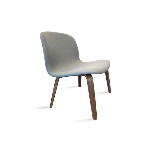 LOTTIE Lounge Chair - Walnut & Grey