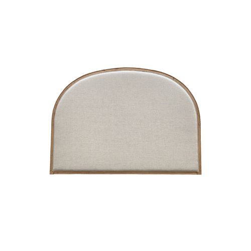Arch Bed Head - Natural Linen