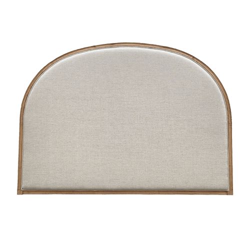 Arch Bed Head - Natural Linen