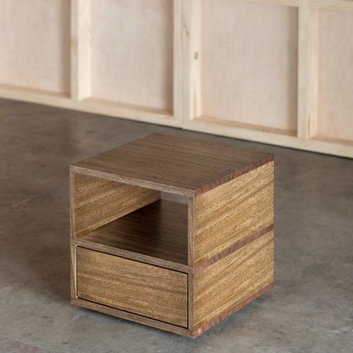 Huey Low Rider Timber Bedside Table