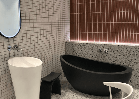 Pietra Bianca Bora Freestanding Stone Bath