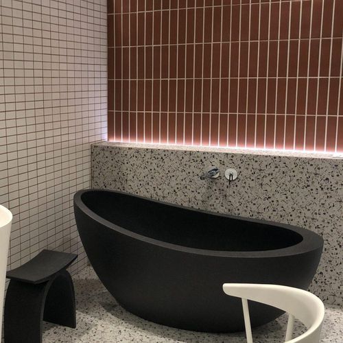 Pietra Bianca Bora Freestanding Stone Bath