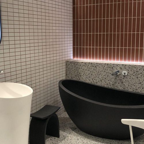Pietra Bianca Autumn Freestanding Stone Bath