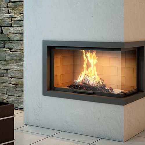 Axis H1200 VLD 2 Sided Fireplace