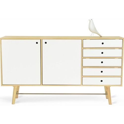 AXTELL Sideboard Buffet 180cm - White & Oak