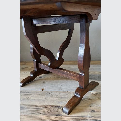 French Antique Wine Harvest Table