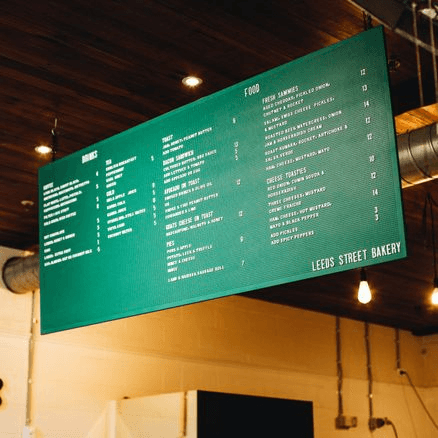 Custom Menu Board (Built to an Exact Size)