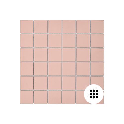 Baby Pink Matt Mosaic