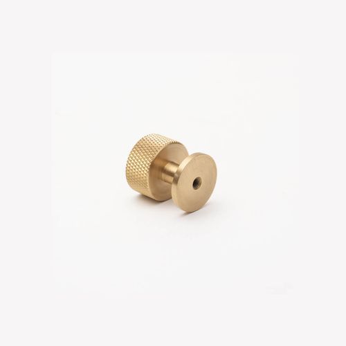 Kitchen drawer Knurled knobs solid brass