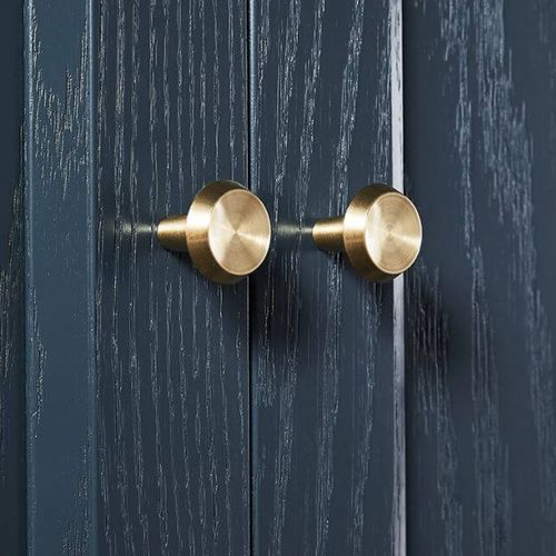 Kitchen Round Knobs Solid Brass - 25mm & 30mm