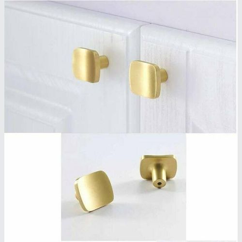 Kitchen cabinet knobs solid brass