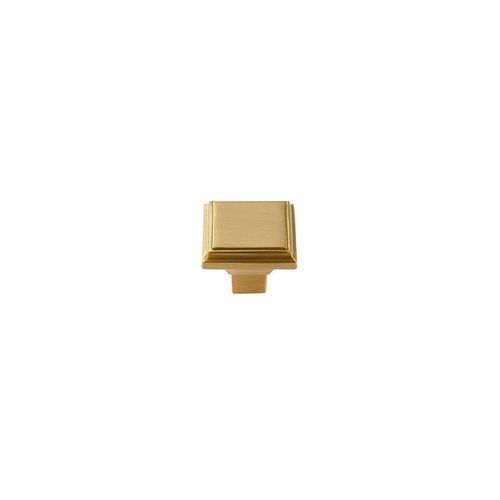 Kitchen drawer knobs square solid brass