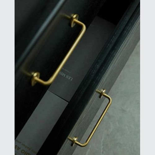 kitchen drawer handles whitehaven solid brass