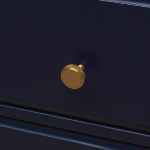 Kitchen drawer Knurled knobs round brass / nickel / black / antique Brass