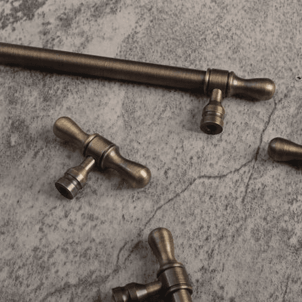 Kitchen Cabinet Handles Antique Aged Brass Clovelly