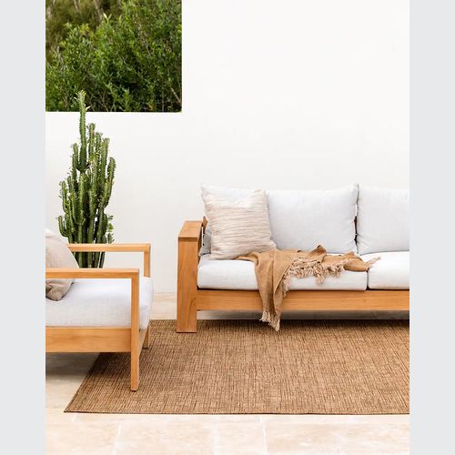 Baya Noumea Floor Rug - Teak | Indoor or Outdoor