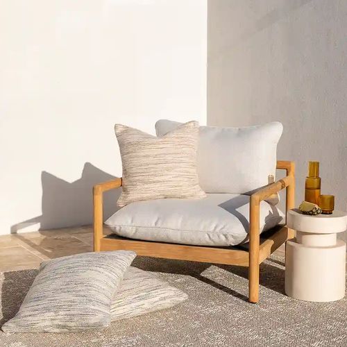 Baya Chandler In & Outdoor Cushion - Cumin | Warm Brown tones