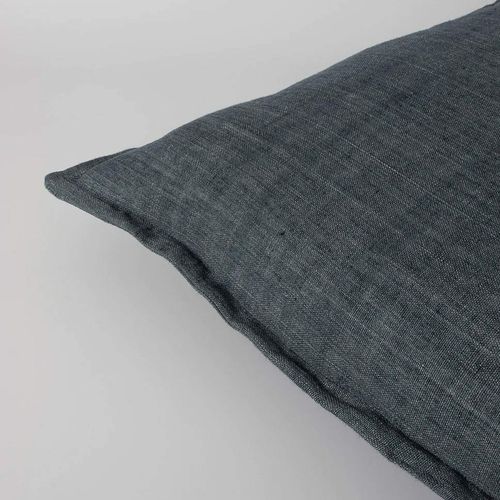 Baya Arcadia Handwoven Linen Cushion - Cloudburst | Lumbar