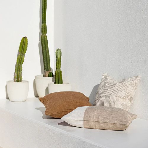 Baya Carter In & Outdoor Cushion - Almond | 50 x 50cm