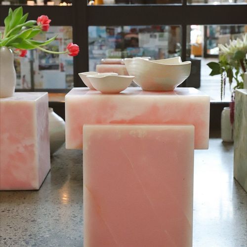 Bianca Table | Pink Onyx