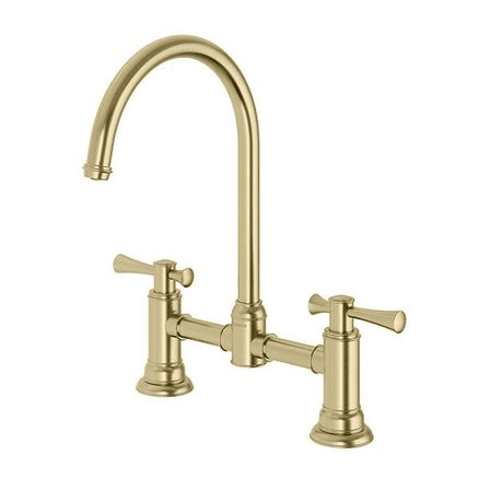 Phoenix Cromford Exposed Sink Set  - Brushed Gold