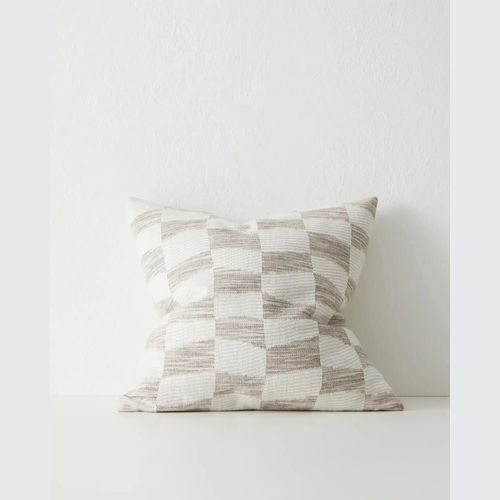 Weave Home Senso Cushion -Earth | Woven Check