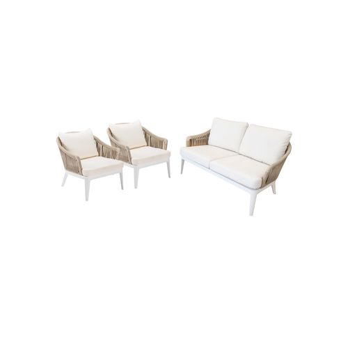 3-piece Broulee Outdoor Lounge Set